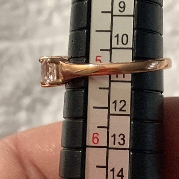 Natural Morganite 1.07 carat Designer 14k Rose Gold over Sterling Size 5 & 8 - Picture 12 of 15